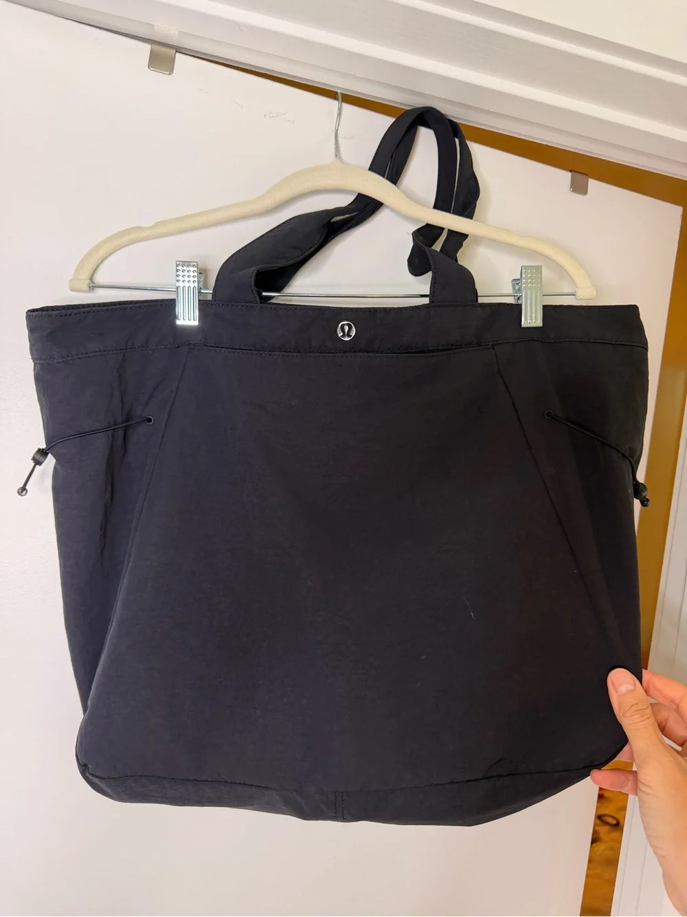 lululemon athletica Black Large Tote with Top Handles 18L
